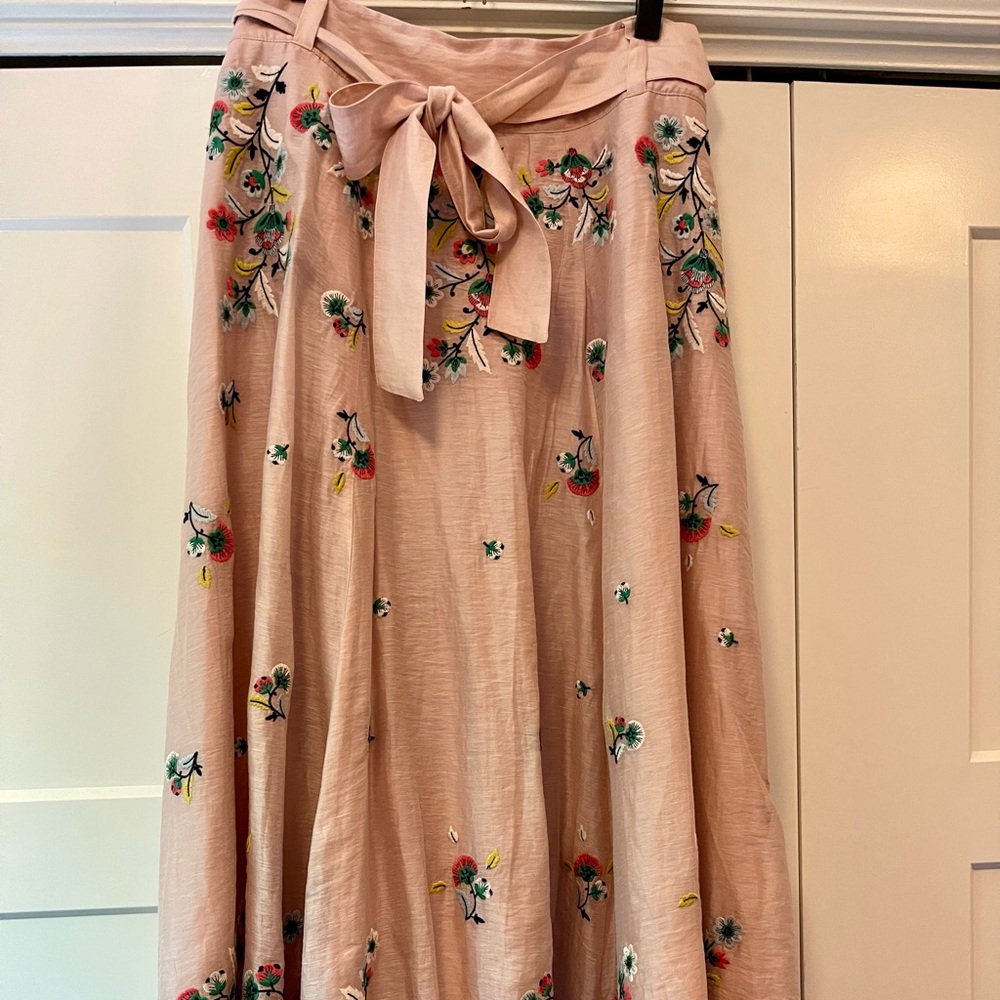 Boden Silk Cara skirt